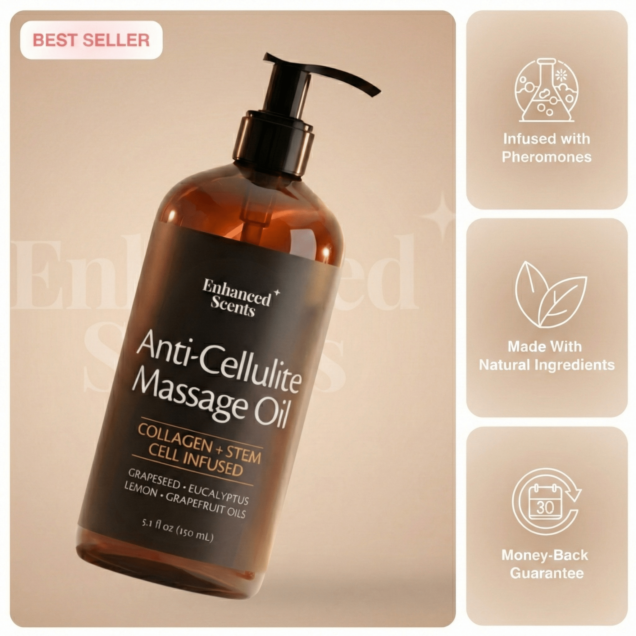 Enhanced Cellulite Massage Oil